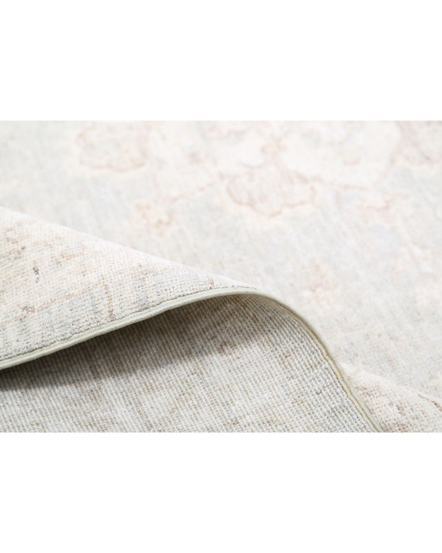 Serenity 9' 0" X 11' 2" Hand Knotted Wool Rug 9' 0" X 11' 2" (274 X 340) / Grey / Wool