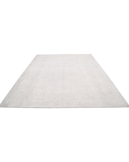 Serenity 9' 0" X 11' 6" Hand Knotted Wool Rug 9' 0" X 11' 6" (274 X 351) / Ivory / Wool