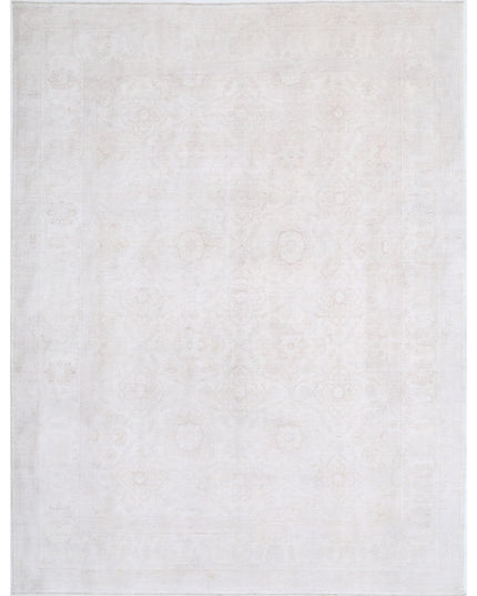 Serenity 9' 0" X 11' 6" Hand Knotted Wool Rug 9' 0" X 11' 6" (274 X 351) / Ivory / Wool