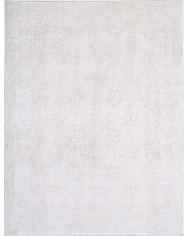 Serenity 9' 0" X 11' 6" Hand Knotted Wool Rug 9' 0" X 11' 6" (274 X 351) / Ivory / Wool