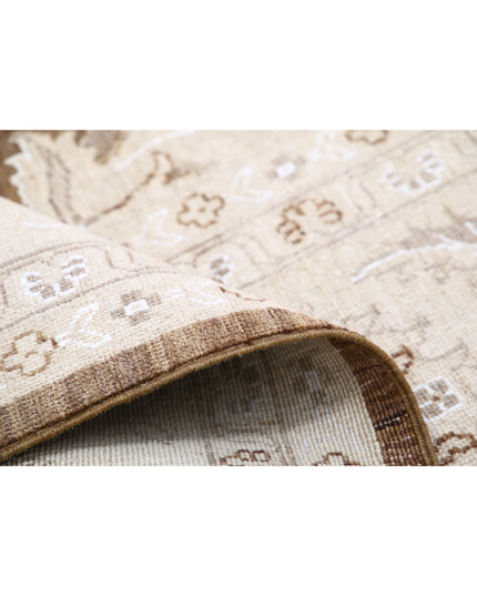 Serenity 8' 9" X 12' 0" Hand Knotted Wool Rug 8' 9" X 12' 0" (267 X 366) / Brown / Wool