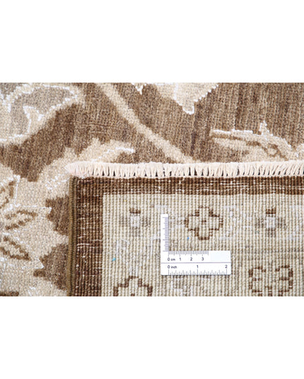 Serenity 8' 9" X 12' 0" Hand Knotted Wool Rug 8' 9" X 12' 0" (267 X 366) / Brown / Wool