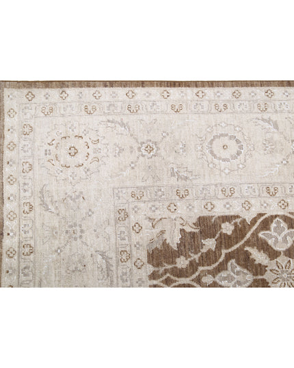 Serenity 8' 9" X 12' 0" Hand Knotted Wool Rug 8' 9" X 12' 0" (267 X 366) / Brown / Wool
