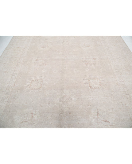 Serenity 9' 1" X 11' 7" Hand Knotted Wool Rug 9' 1" X 11' 7" (277 X 353) / Ivory / Wool