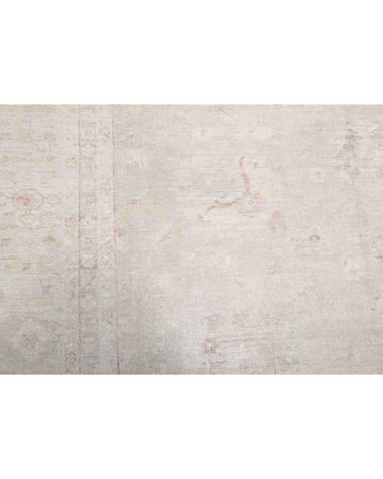 Serenity 9' 1" X 11' 7" Hand Knotted Wool Rug 9' 1" X 11' 7" (277 X 353) / Ivory / Wool