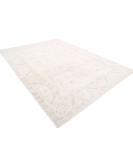 Serenity 8' 7" X 11' 7" Hand Knotted Wool Rug 8' 7" X 11' 7" (262 X 353) / Ivory / Wool