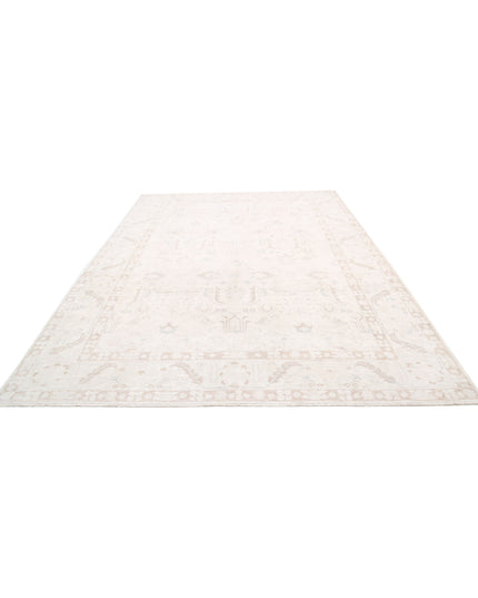 Serenity 8' 7" X 11' 7" Hand Knotted Wool Rug 8' 7" X 11' 7" (262 X 353) / Ivory / Wool