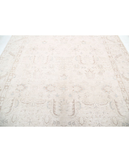 Serenity 8' 7" X 11' 7" Hand Knotted Wool Rug 8' 7" X 11' 7" (262 X 353) / Ivory / Wool