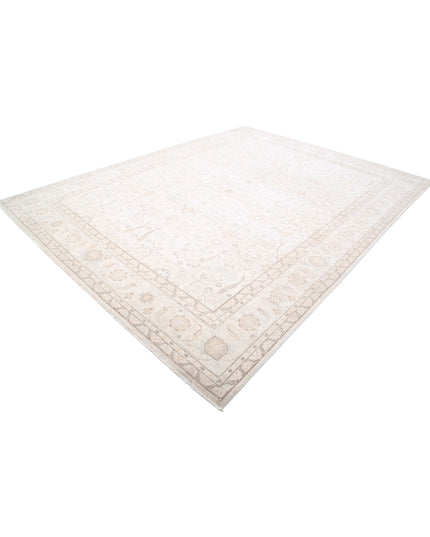 Serenity 9' 1" X 12' 0" Hand Knotted Wool Rug 9' 1" X 12' 0" (277 X 366) / Ivory / Wool