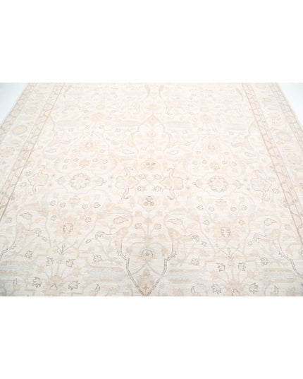 Serenity 9' 1" X 12' 0" Hand Knotted Wool Rug 9' 1" X 12' 0" (277 X 366) / Ivory / Wool