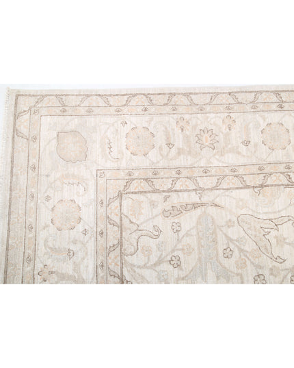 Serenity 9' 1" X 12' 0" Hand Knotted Wool Rug 9' 1" X 12' 0" (277 X 366) / Ivory / Wool