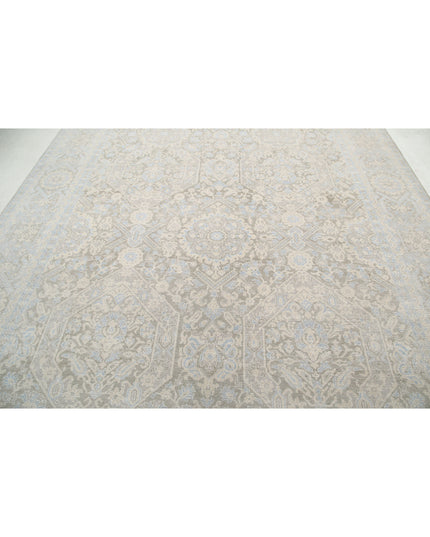 Serenity 8' 9" X 11' 10" Hand Knotted Wool Rug 8' 9" X 11' 10" (267 X 361) / Taupe / Wool