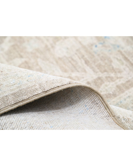 Serenity 8' 9" X 15' 7" Hand Knotted Wool Rug 8' 9" X 15' 7" (267 X 475) / Ivory / Wool