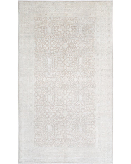 Serenity 8' 9" X 15' 7" Hand Knotted Wool Rug 8' 9" X 15' 7" (267 X 475) / Ivory / Wool
