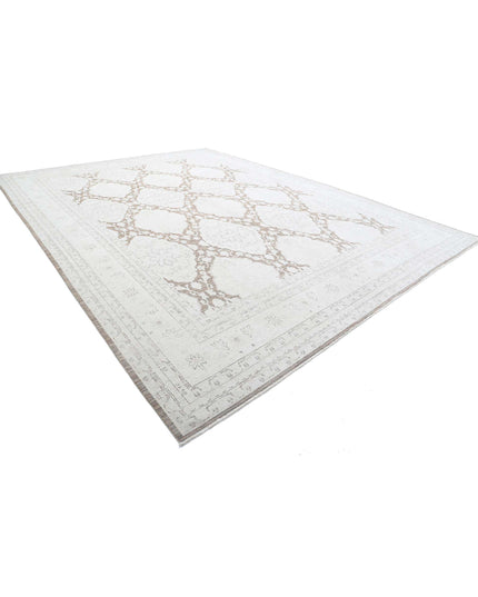 Serenity 13' 0" X 17' 6" Hand Knotted Wool Rug 13' 0" X 17' 6" (396 X 533) / Brown / Wool