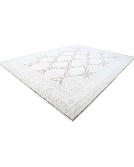 Serenity 13' 0" X 17' 6" Hand Knotted Wool Rug 13' 0" X 17' 6" (396 X 533) / Brown / Wool