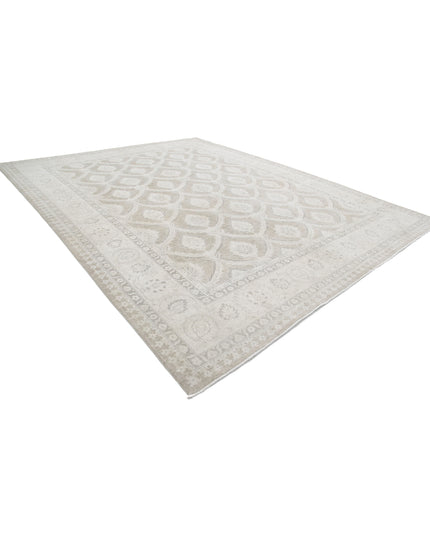 Serenity 11' 11" X 15' 2" Hand Knotted Wool Rug 11' 11" X 15' 2" (363 X 462) / Taupe / Wool