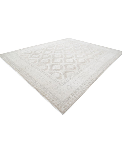 Serenity 11' 11" X 15' 2" Hand Knotted Wool Rug 11' 11" X 15' 2" (363 X 462) / Taupe / Wool