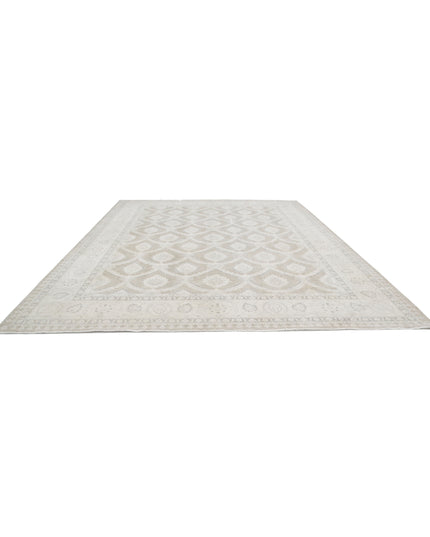 Serenity 11' 11" X 15' 2" Hand Knotted Wool Rug 11' 11" X 15' 2" (363 X 462) / Taupe / Wool