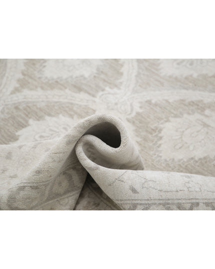 Serenity 11' 11" X 15' 2" Hand Knotted Wool Rug 11' 11" X 15' 2" (363 X 462) / Taupe / Wool