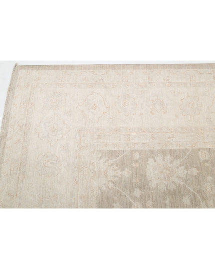 Serenity 11' 8" X 14' 9" Hand Knotted Wool Rug 11' 8" X 14' 9" (356 X 450) / Brown / Wool