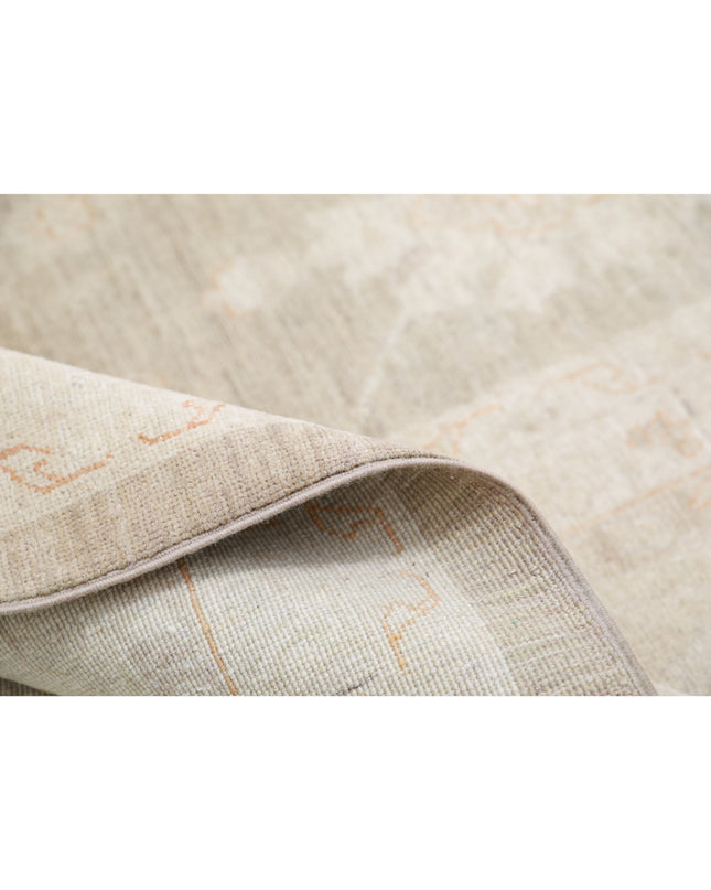 Serenity 11' 8" X 14' 9" Hand Knotted Wool Rug 11' 8" X 14' 9" (356 X 450) / Brown / Wool