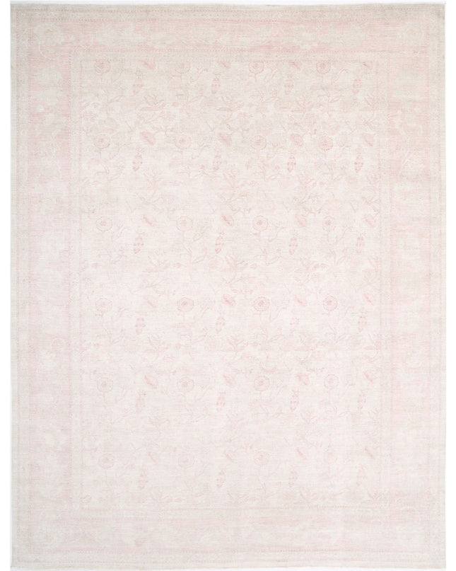 Serenity 13' 9" X 17' 7" Hand Knotted Wool Rug 13' 9" X 17' 7" (419 X 536) / Ivory / Wool