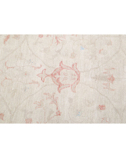 Serenity 13' 2" X 19' 7" Hand Knotted Wool Rug 13' 2" X 19' 7" (401 X 597) / Ivory / Wool