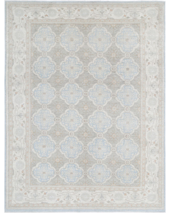 Serenity 8' 9" X 11' 6" Hand Knotted Wool Rug 8' 9" X 11' 6" (267 X 351) / Blue / Wool