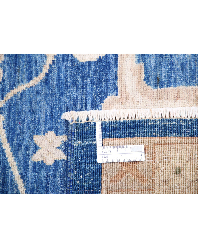 Serenity 8' 0" X 10' 3" Hand Knotted Wool Rug 8' 0" X 10' 3" (244 X 312) / Blue / Wool
