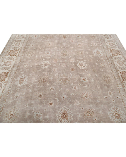 Serenity 7' 10" X 9' 8" Hand Knotted Wool Rug 7' 10" X 9' 8" (239 X 295) / Taupe / Wool