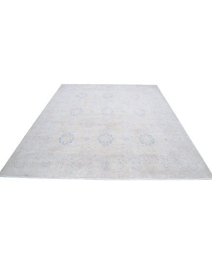 Serenity 8' 1" X 9' 8" Hand Knotted Wool Rug 8' 1" X 9' 8" (246 X 295) / Ivory / Wool