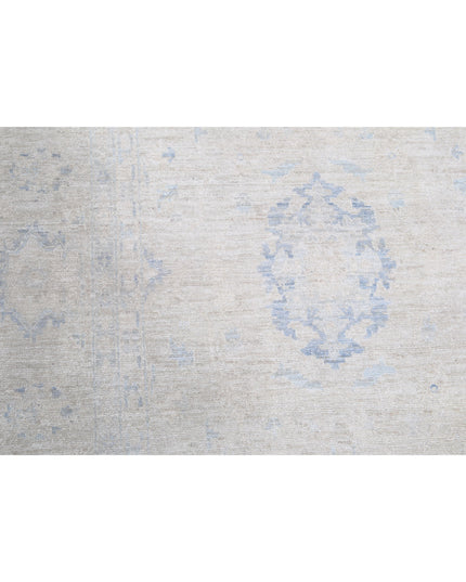 Serenity 8' 1" X 9' 8" Hand Knotted Wool Rug 8' 1" X 9' 8" (246 X 295) / Ivory / Wool