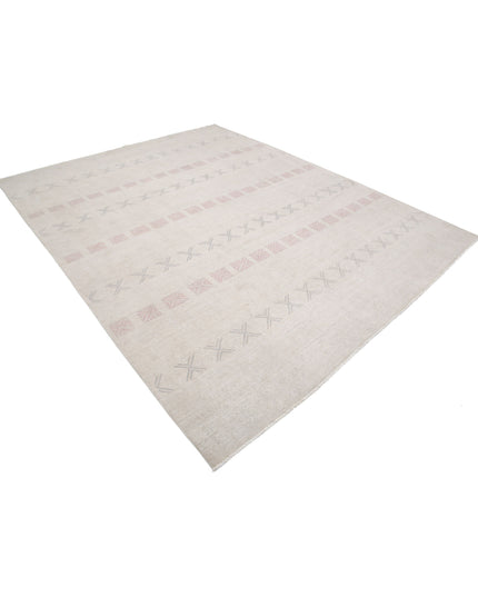 Serenity 7' 11" X 10' 1" Hand Knotted Wool Rug 7' 11" X 10' 1" (241 X 307) / Ivory / Wool