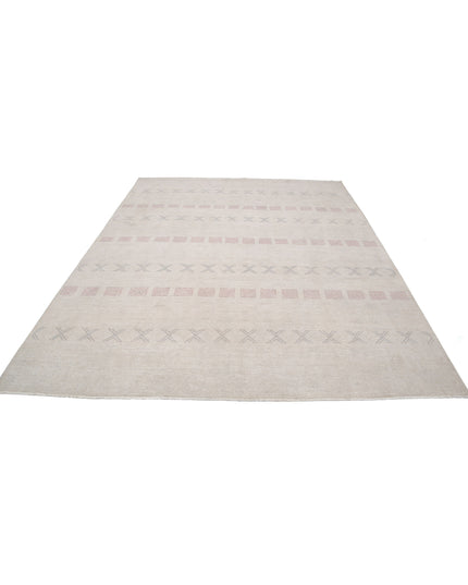 Serenity 7' 11" X 10' 1" Hand Knotted Wool Rug 7' 11" X 10' 1" (241 X 307) / Ivory / Wool