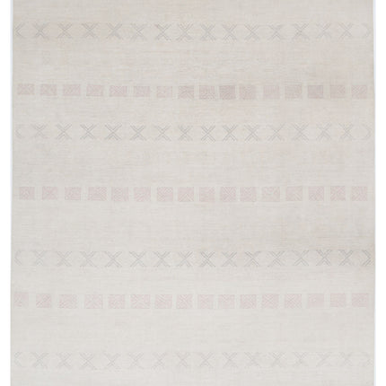 Serenity 7' 11" X 10' 1" Hand Knotted Wool Rug 7' 11" X 10' 1" (241 X 307) / Ivory / Wool