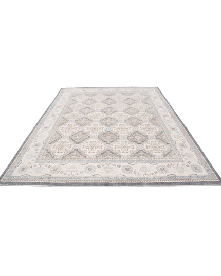Serenity 8' 3" X 10' 4" Hand Knotted Wool Rug 8' 3" X 10' 4" (251 X 315) / Grey / Wool