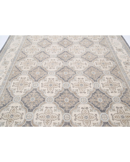 Serenity 8' 3" X 10' 4" Hand Knotted Wool Rug 8' 3" X 10' 4" (251 X 315) / Grey / Wool