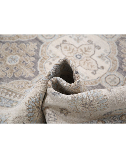 Serenity 8' 3" X 10' 4" Hand Knotted Wool Rug 8' 3" X 10' 4" (251 X 315) / Grey / Wool