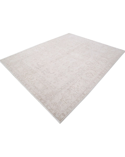 Serenity 7' 10" X 9' 8" Hand Knotted Wool Rug 7' 10" X 9' 8" (239 X 295) / Ivory / Wool