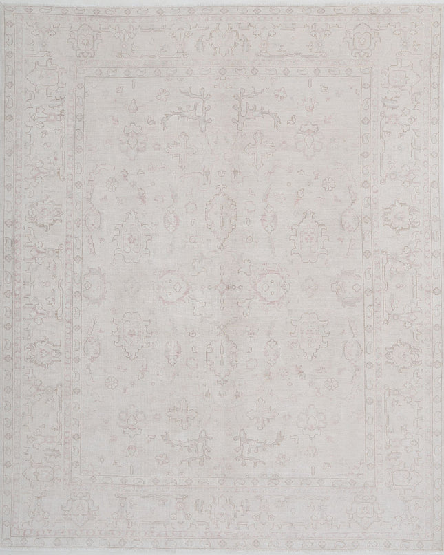 Serenity 7' 10" X 9' 8" Hand Knotted Wool Rug 7' 10" X 9' 8" (239 X 295) / Ivory / Wool