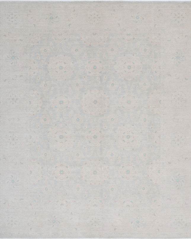 Serenity 8' 0" X 9' 5" Hand Knotted Wool Rug 8' 0" X 9' 5" (244 X 287) / Grey / Wool