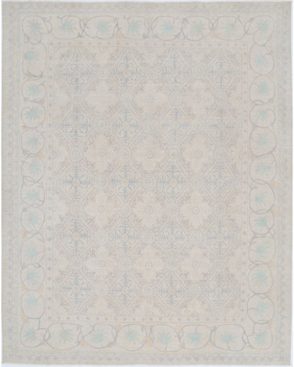 Serenity 7' 10" X 10' 0" Hand Knotted Wool Rug 7' 10" X 10' 0" (239 X 305) / Ivory / Wool