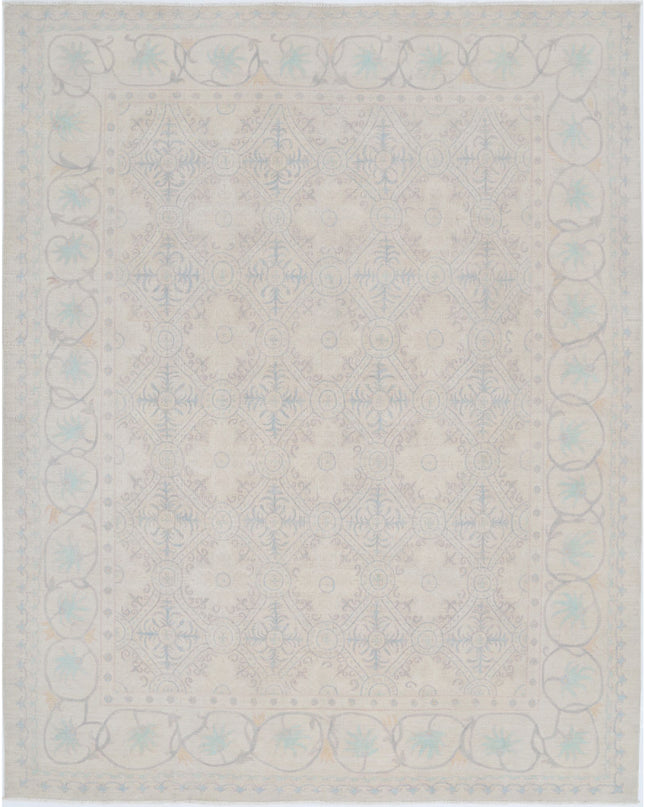 Serenity 7' 10" X 10' 0" Hand Knotted Wool Rug 7' 10" X 10' 0" (239 X 305) / Ivory / Wool