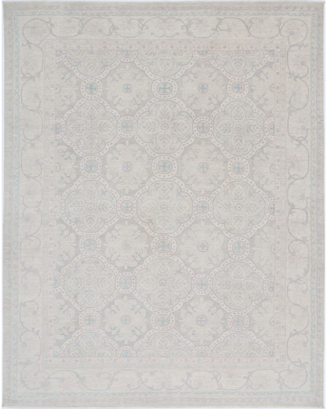 Serenity 7' 10" X 10' 0" Hand Knotted Wool Rug 7' 10" X 10' 0" (239 X 305) / Ivory / Wool