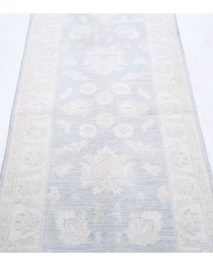 Serenity 2' 8" X 7' 11" Hand Knotted Wool Rug 2' 8" X 7' 11" (81 X 241) / Grey / Wool