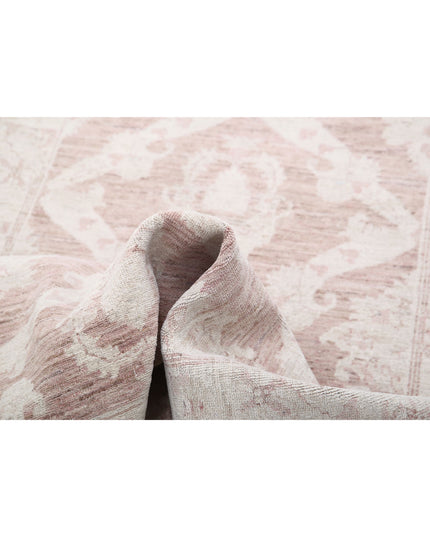 Serenity 3' 0" X 13' 3" Hand Knotted Wool Rug 3' 0" X 13' 3" (91 X 404) / Brown / Wool