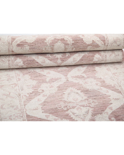 Serenity 3' 0" X 13' 3" Hand Knotted Wool Rug 3' 0" X 13' 3" (91 X 404) / Brown / Wool