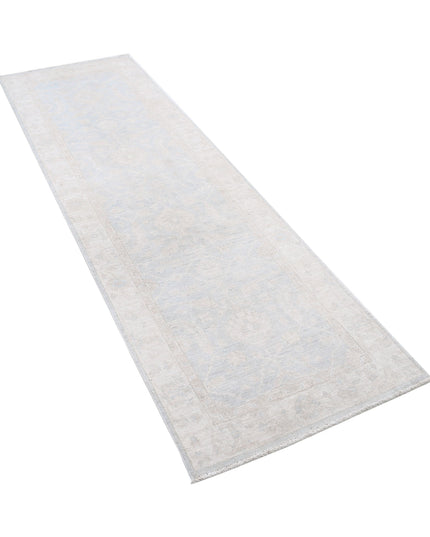 Serenity 2' 6" X 7' 11" Hand Knotted Wool Rug 2' 6" X 7' 11" (76 X 241) / Blue / Wool