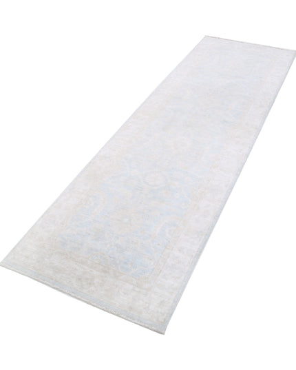 Serenity 2' 6" X 7' 11" Hand Knotted Wool Rug 2' 6" X 7' 11" (76 X 241) / Blue / Wool
